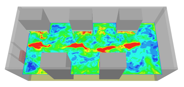 Indoor Air Quality CFD assessment